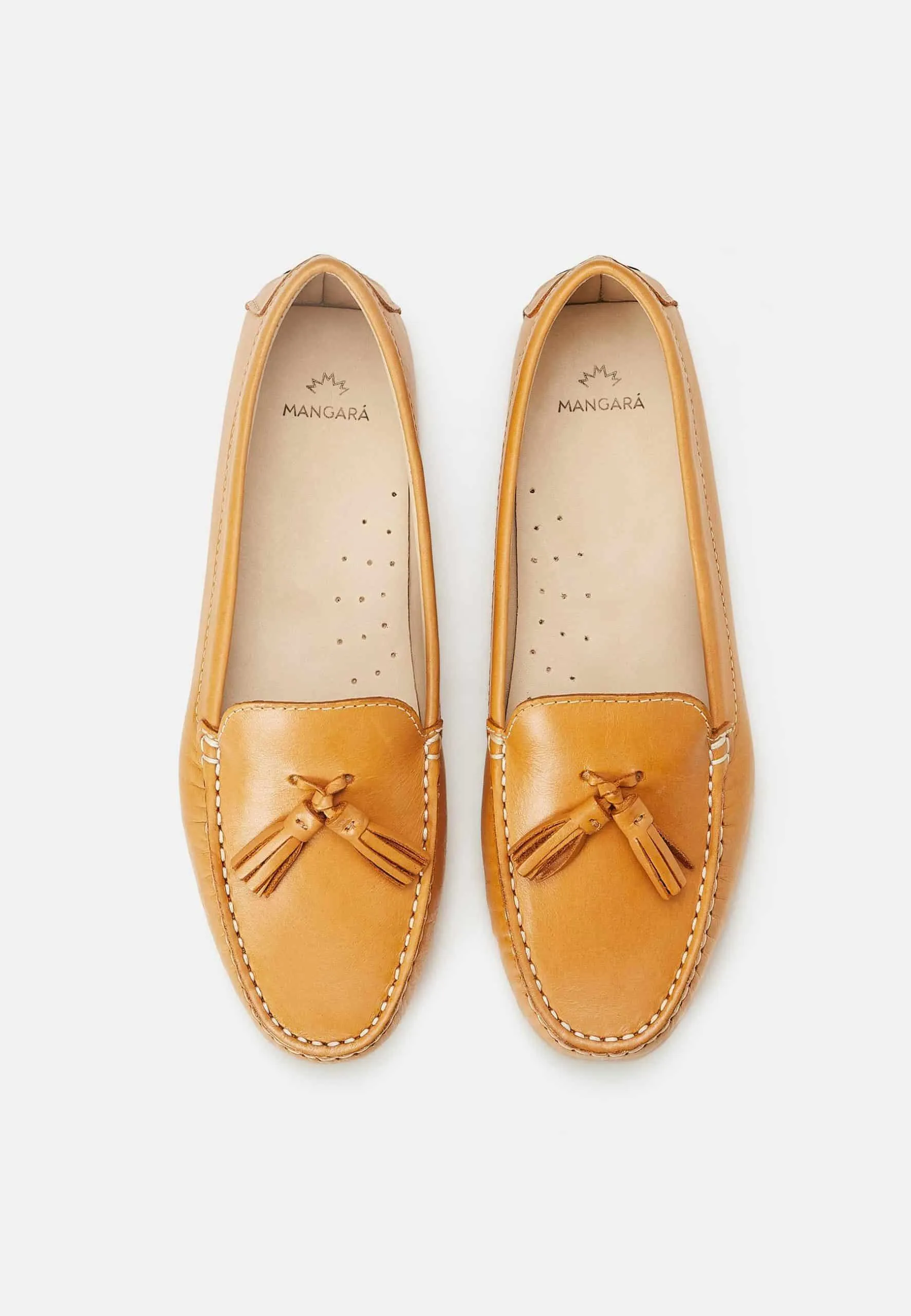 Women's Brown Loafers with Cushioned Insoles