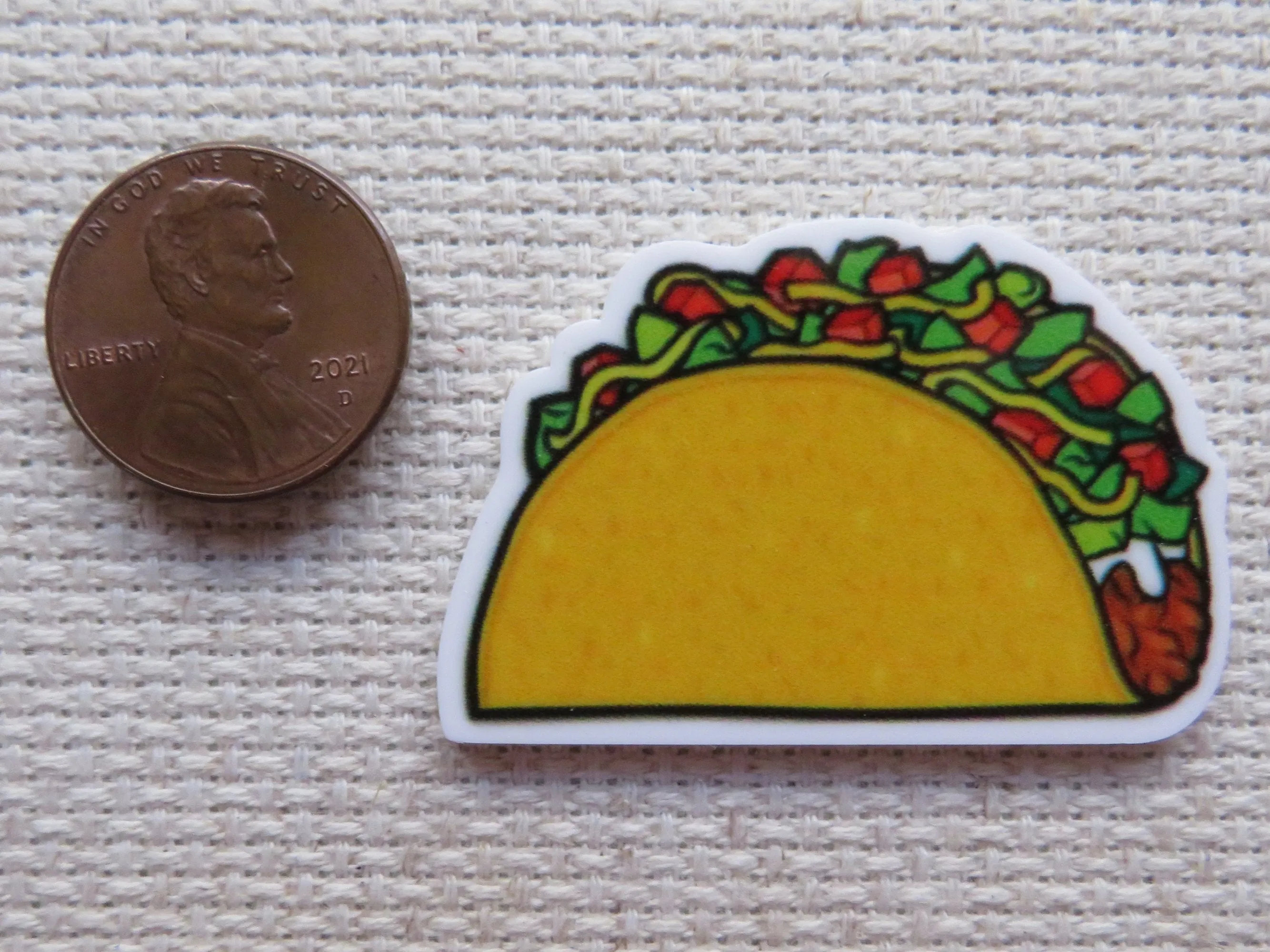 Yummy Looking Taco Supreme Needle Minder, Cover Minder, Magnet